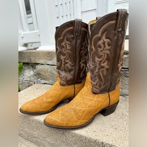 RARE vintage Tony Lama 13d elephant western cowboy boots